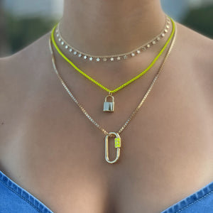 Neon jewelry, chokers 